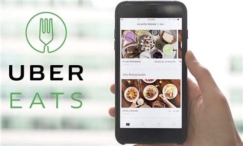Ilustración de un smartphone mostrando la interfaz de Uber Eats con opciones de comida vegana en Arica