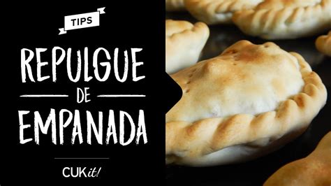 Demostración paso a paso de cómo hacer el repulgue de una empanada