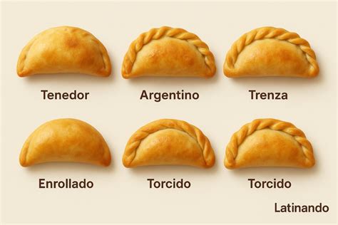 Fotografía detallada del proceso de repulgue de una empanada, mostrando cómo sellar los bordes.