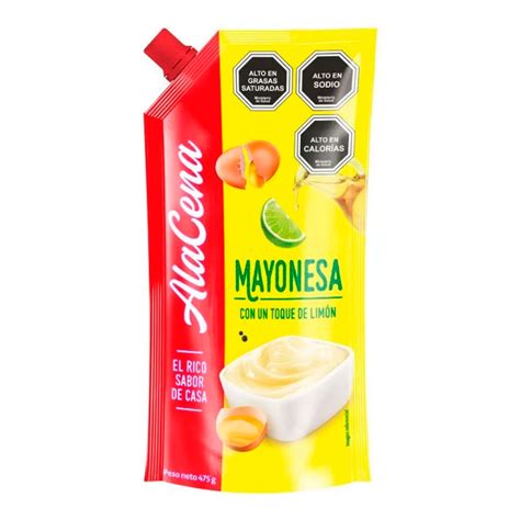 Imagen de una mayonesa comercial en su envase