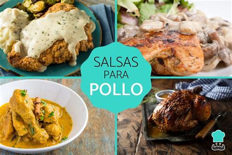 Variedad de salsas para pollo horneado