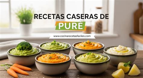 Variedad de purés de patatas aromatizados