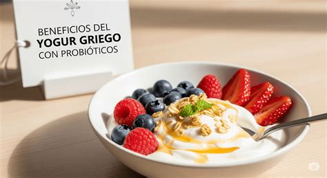 esquema comparativo de beneficios nutricionales: yogur (probióticos y proteínas) + frutos secos (magnesio y grasas saludables)