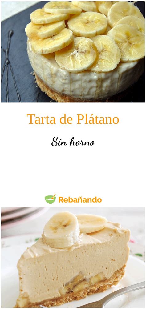 Infografía: Pasos para montar una tarta de plátano sin horno