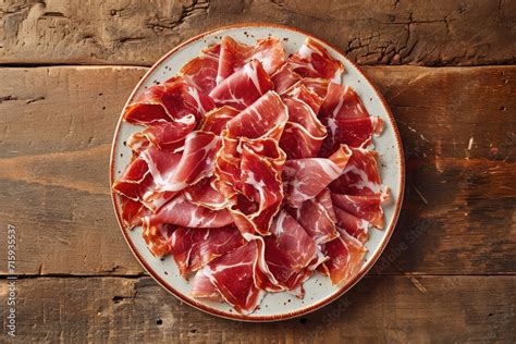 Foto de jamón casero entero y cortado en lonchas
