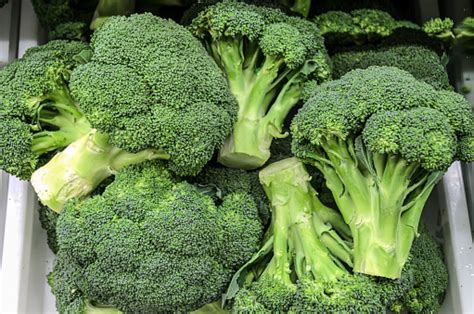 brócoli fresco en el supermercado