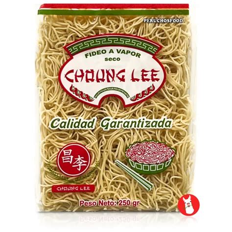 Variedad de fideos chinos secos