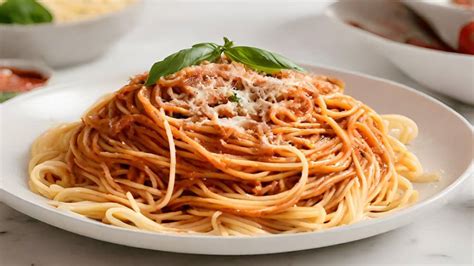 Plato de espaguetis clásicos