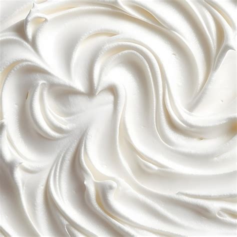 Detalle de la textura de la crema batida profesional Colun