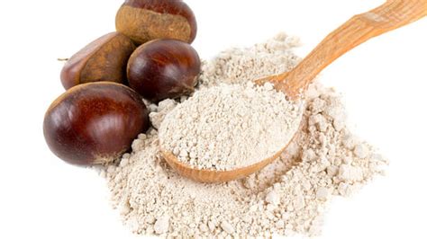 infografía sobre propiedades nutricionales de la castaña y harina de castaña