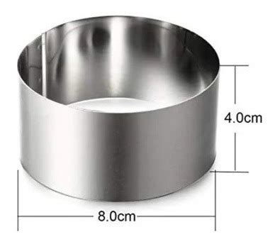 Molde timbal individual de aluminio para postres