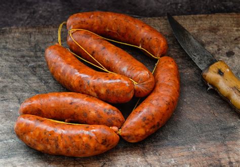 chorizos argentinos listos para cocinar