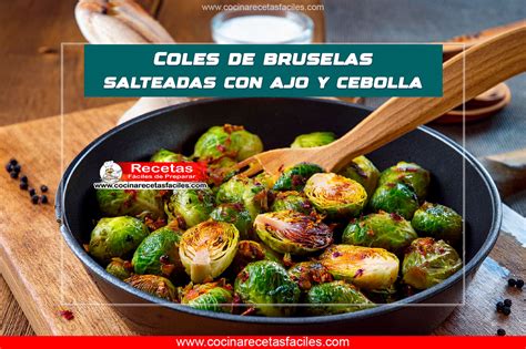 Plato de coles de Bruselas salteadas con ajo y limón