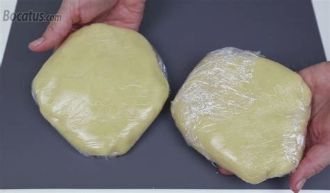 Masa de galleta homogénea lista para moldear