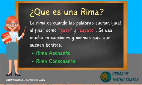 Ilustración de dos palabras con terminaciones sonoras similares, representando el concepto de rima.
