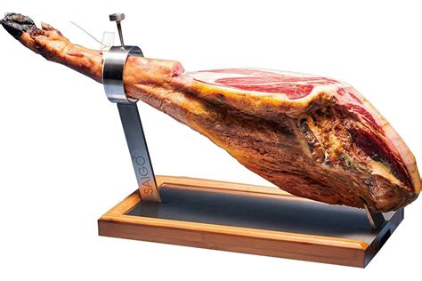 Pata de jamón ahumado lista para cocinar o consumir
