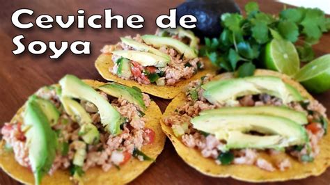 Esquema de preparación de empanadillas veganas y ceviche de soya