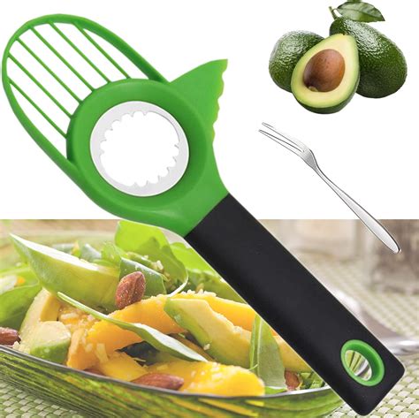 Herramientas especializadas para cortar aguacate, huevos duros y verduras en rodajas