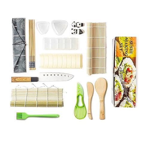 Foto de un kit de sushi con sus componentes principales