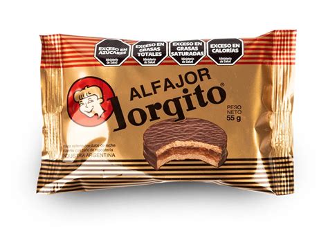 Alfajor Jorgito en un empaque, mostrando su diseño clásico