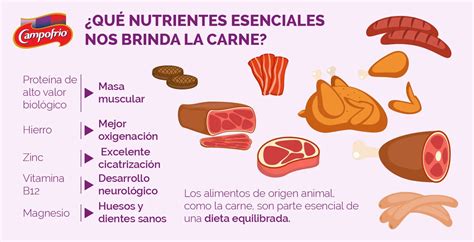 Esquema nutricional de la carne de ave