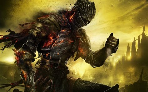 Ilustración de un personaje de Dark Souls 3 sosteniendo una brasa brillante.
