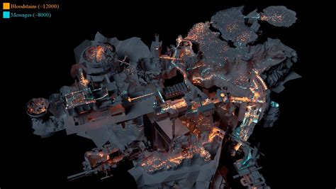 Mapa general de las zonas interconectadas en Dark Souls 3.