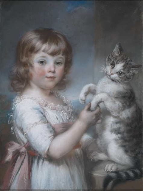 Niño y Gato de John Russell, 1791