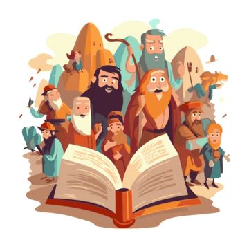 Ilustración de una persona leyendo la Biblia con expresión de deleite y entendimiento.
