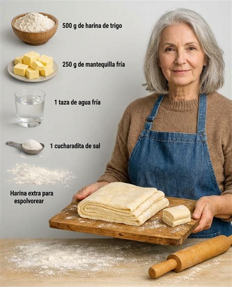 Masa hojaldrada con mantequilla lista para el plegado de napolitanas
