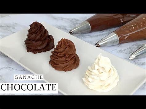 infografía tipos de ganache y sus usos
