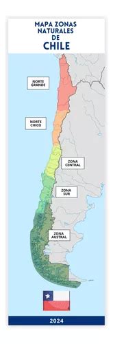 Mapa de Chile con zonas de despacho y tiempos de entrega estimados
