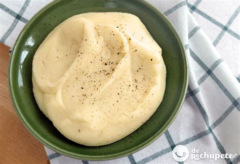 infografía sobre cómo hacer puré de patatas espeso
