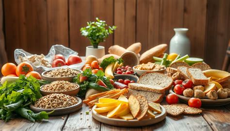 Representación de un plato de comida sin gluten