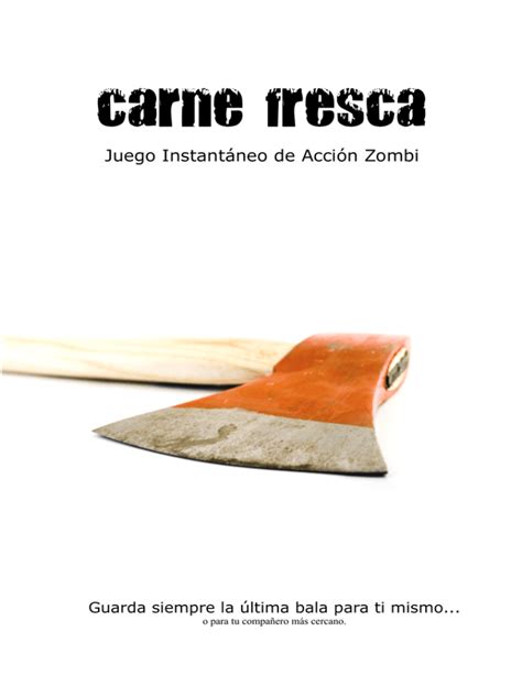 Portada del juego Carne Fresca con temática zombi