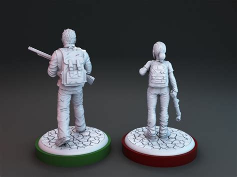 Miniaturas de zombis y supervivientes