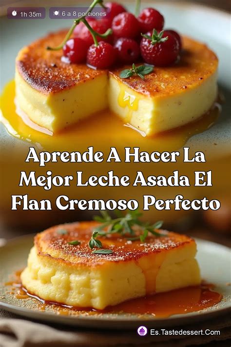 Tabla comparativa visual de flan y leche asada mostrando texturas