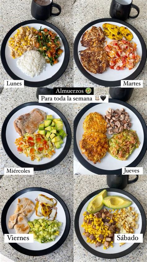 Variedad de almuerzos saludables sin gluten