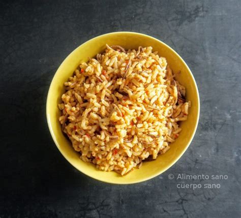 Foto de arroz con cabello de ángel terminado, con buena textura y color
