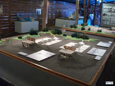 Maqueta de la producción salinera en el Museo de la Sal de Cuyutlán