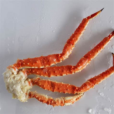 Patas de cangrejo cocidas y listas para consumir
