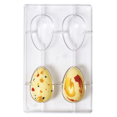Molde de policarbonato para huevos de chocolate