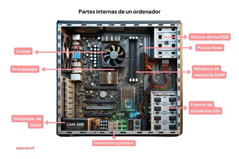 Diagrama de las partes internas de una fuente de chocolate con énfasis en el tornillo sin fin y el elemento calefactor