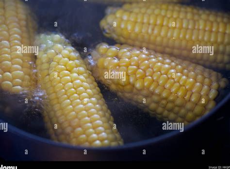 Fotografía cenital de una olla con la mezcla de choclo, crema y queso en proceso de cocción