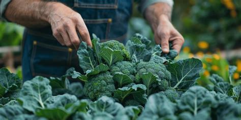 Agricultor inspeccionando hojas de cultivo en busca de signos de enfermedad