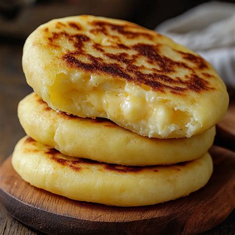 Diagrama paso a paso mostrando cómo rellenar una arepa con queso.