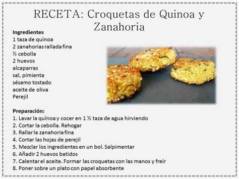 Infografía o esquema de los ingredientes principales de la receta