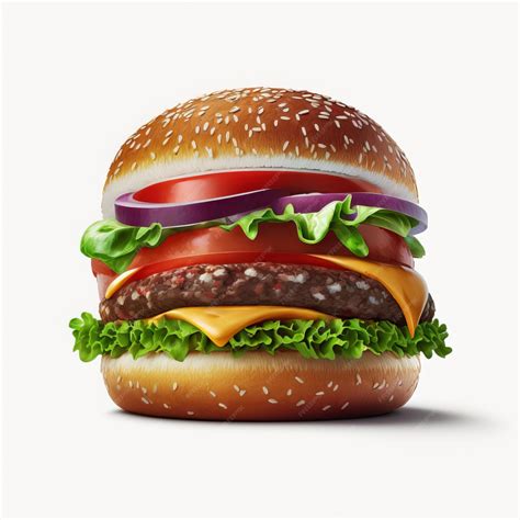 Esquema visual que muestra las capas de una hamburguesa clásica: pan, lechuga, tomate, carne, queso y condimentos.