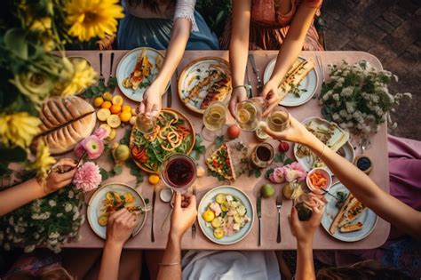 Foto de una mesa llena de aperitivos de cine: palomitas grandes, refrescos, nachos con queso, dulces