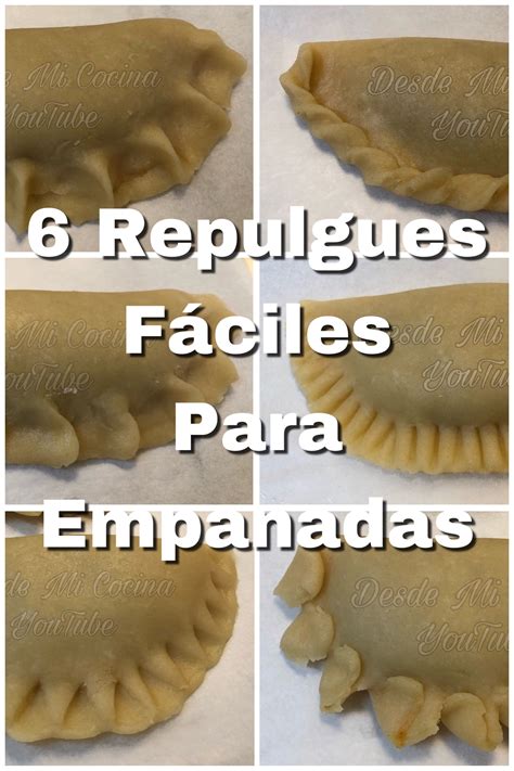 Diferentes técnicas de repulgue para empanadas